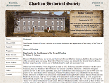 Tablet Screenshot of charltonhistoricalsociety.org